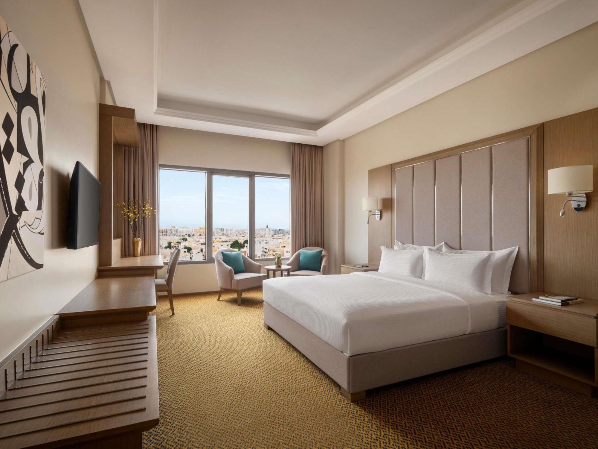 Camera Deluxe con Letto King-Size e Vista Mare e Città